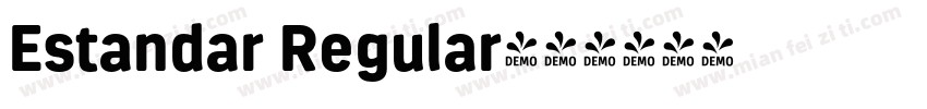 Estandar Regular字体转换